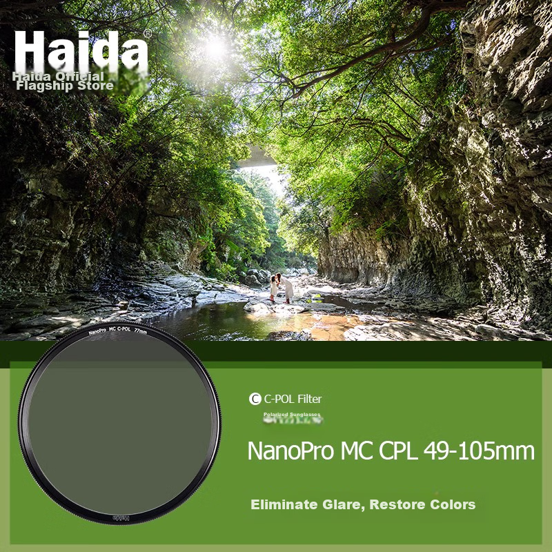 Haida NanoPro CPL Polarizing Filter, 72mm Filter, Double-Sided Multi-Layer Coate...