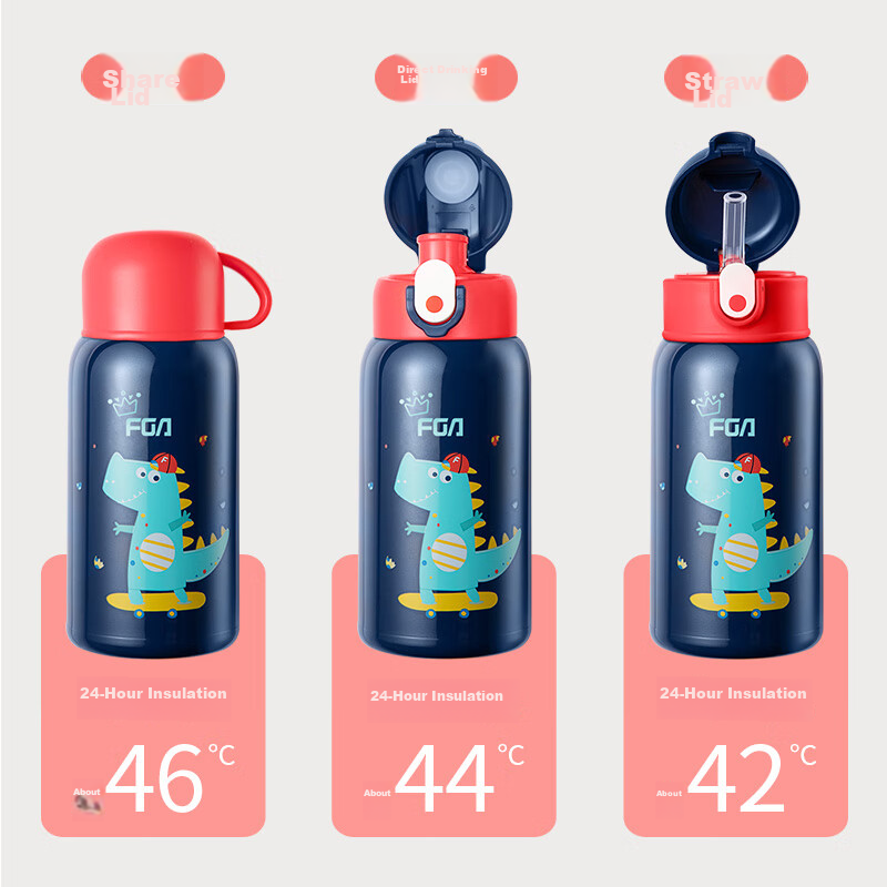 FGA Fuguang Children's Insulated Cup, 316 Stainless Steel, for Boys And Girls, S...