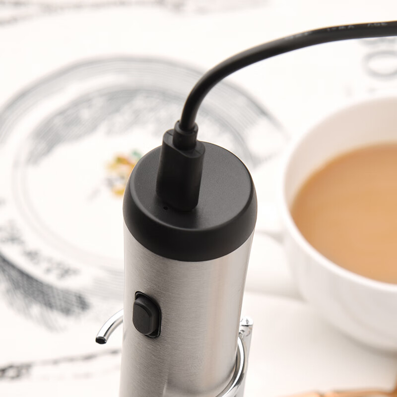 CLITON Electric Milk Frother, Coffee Milk Frother, Rechargeable Milk Frother, St...