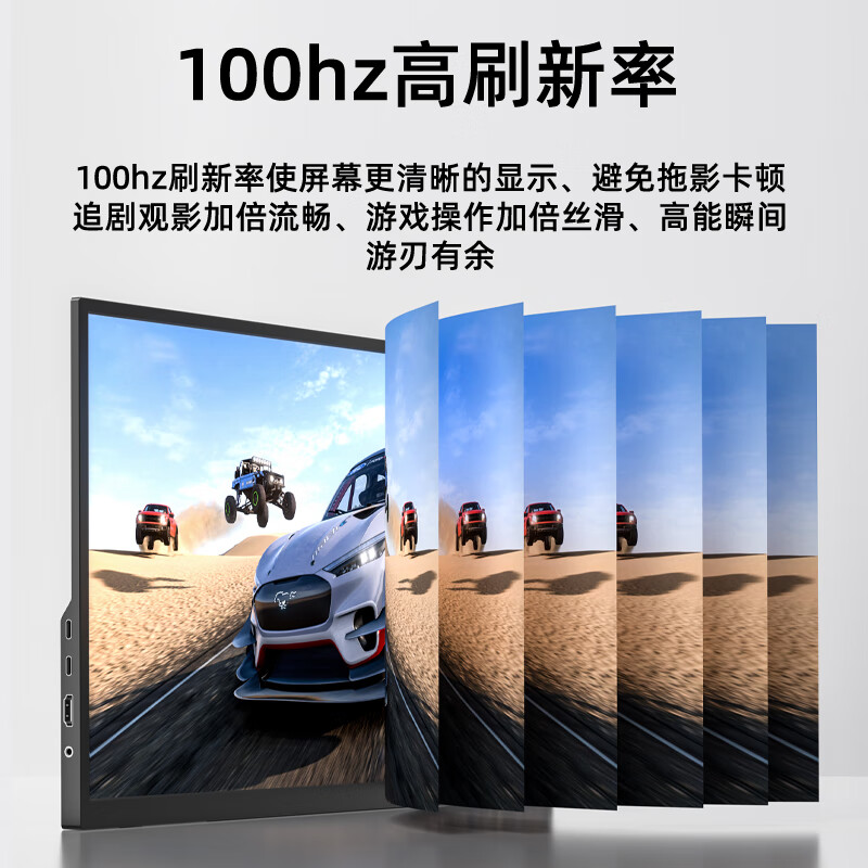 Eimio Portable Monitor 18.5 Inch with 100Hz Refresh Rate, HDR Computer Notebook...