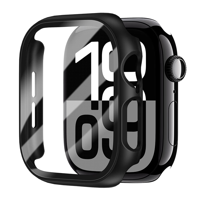 BHO Apple Watch Protective Case with Tempered Glass Screen Protector for Apple W...