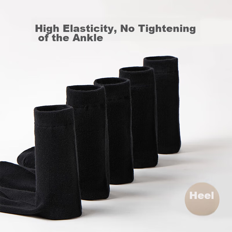 FitonTon10 Men's Double Socks for Autumn And Winter, [7A Antibacterial And Odor-...