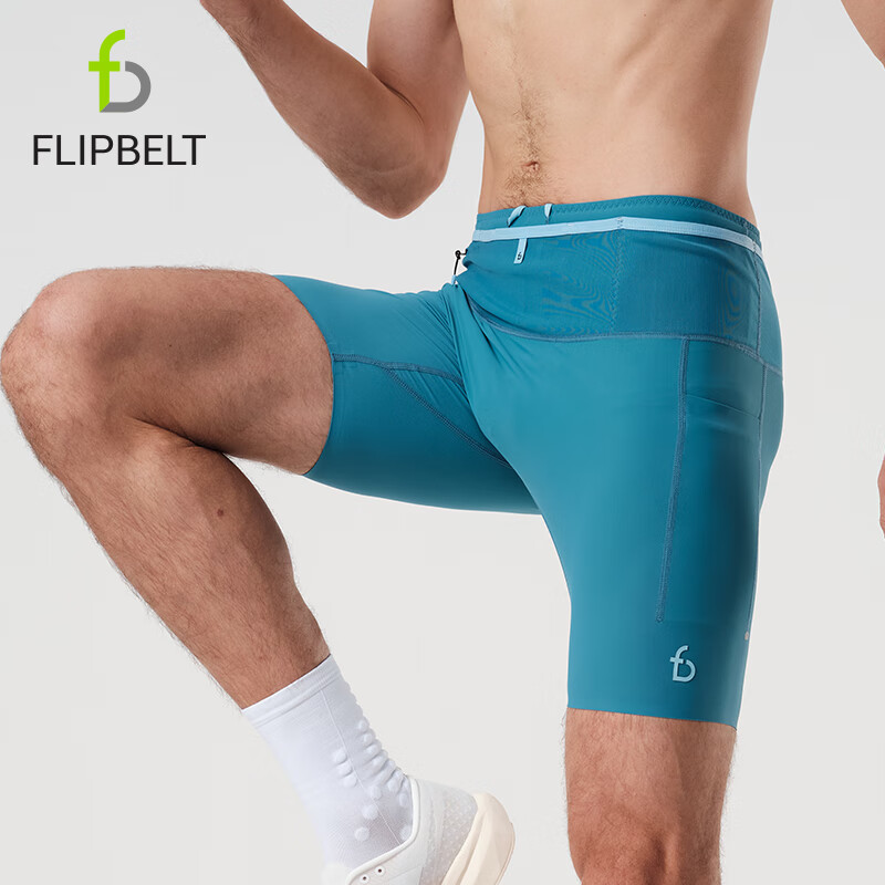 Flipbelt Men's Kangaroo Pants 3.0 Tight Compression Pants Running Breathable Moi...