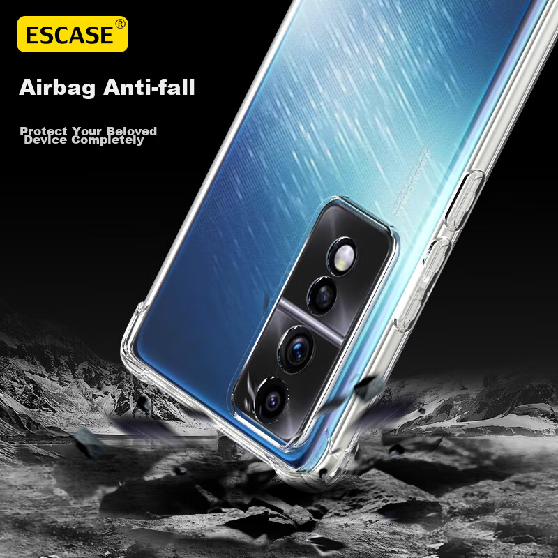 ESCASE Honor 80GT Phone Case, Shockproof Protective Cover, TPU Full Coverage Air...