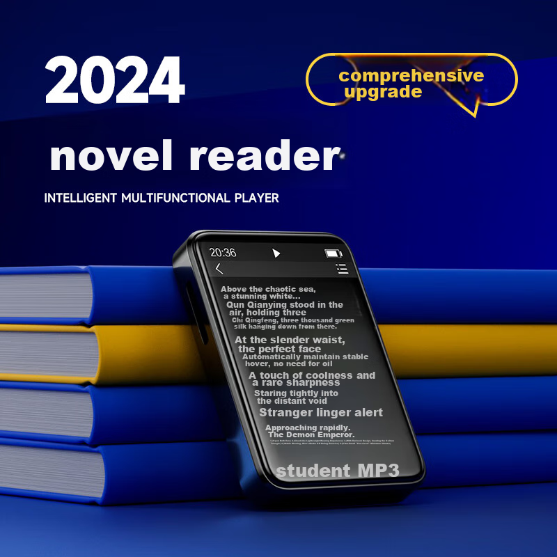 Benjie X5-128G Smart Bluetooth MP3 Player, MP4 E-Reader for Novels, MP5 E-Book R...