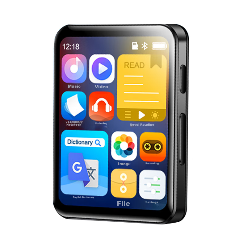 Benjie X5-128G Smart Bluetooth MP3 Player, MP4 E-Reader for Novels, MP5 E-Book R...