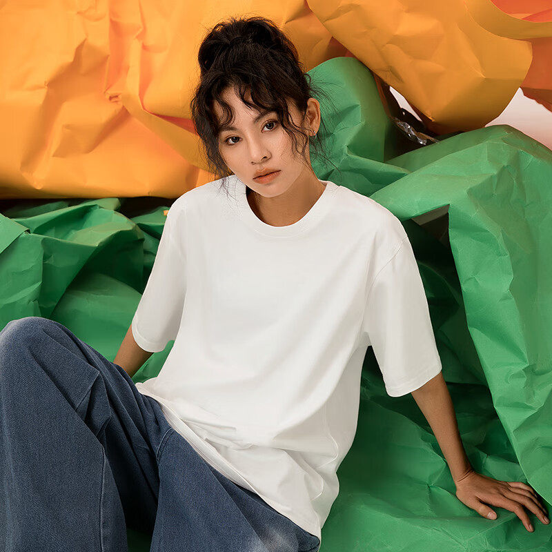 GENIOLAMODE Men's Cotton T-shirt Summer Fashion Brand Loose Casual All-match You...