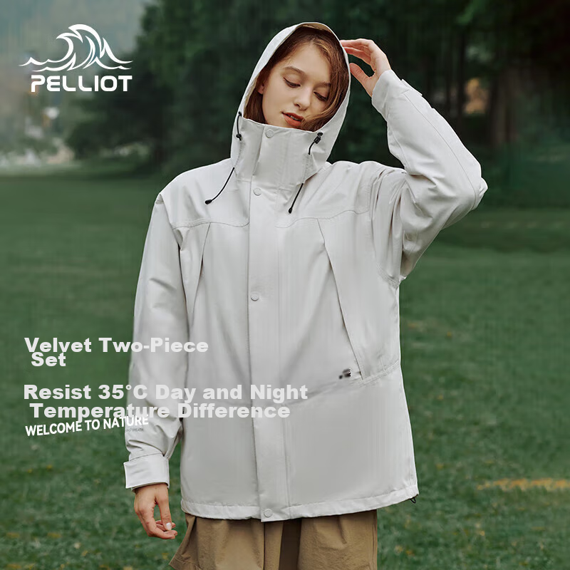 Pelliot [Cheng Yi Same Style] Mountain And Sea Hard Shell Jacket for Men And Wom...