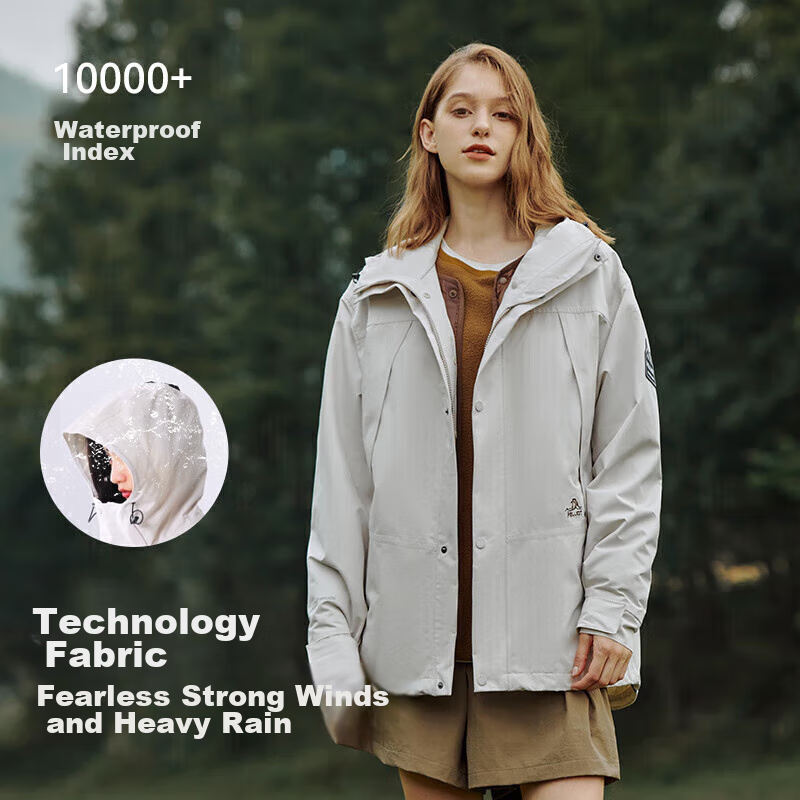 Pelliot [Cheng Yi Same Style] Mountain And Sea Hard Shell Jacket for Men And Wom...