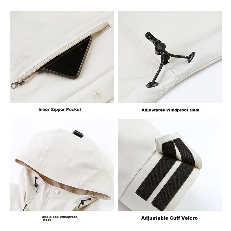 Pelliot [Cheng Yi Same Style] Mountain And Sea Hard Shell Jacket for Men And Wom...