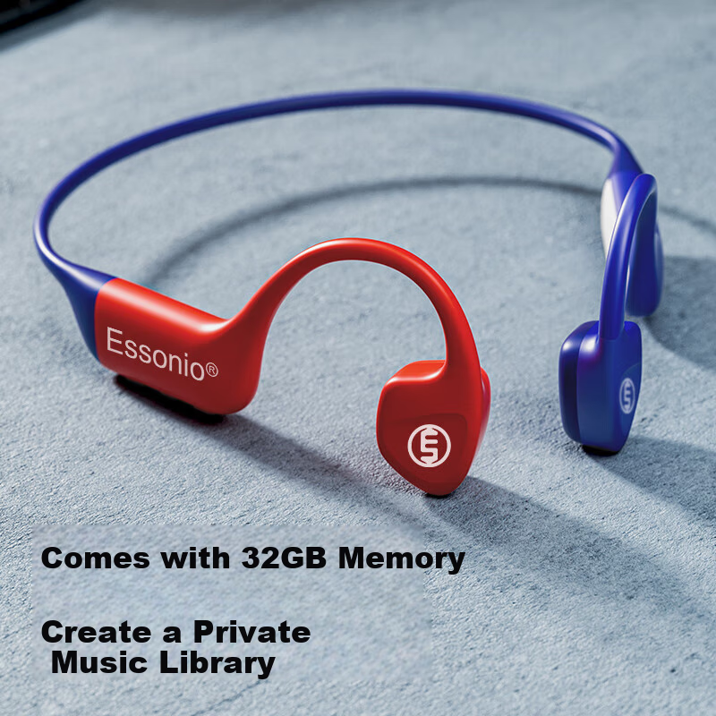 ESSONIO Italian Brand ESS-911 Dual-Spelling Limited Edition Bone Conduction Blue...