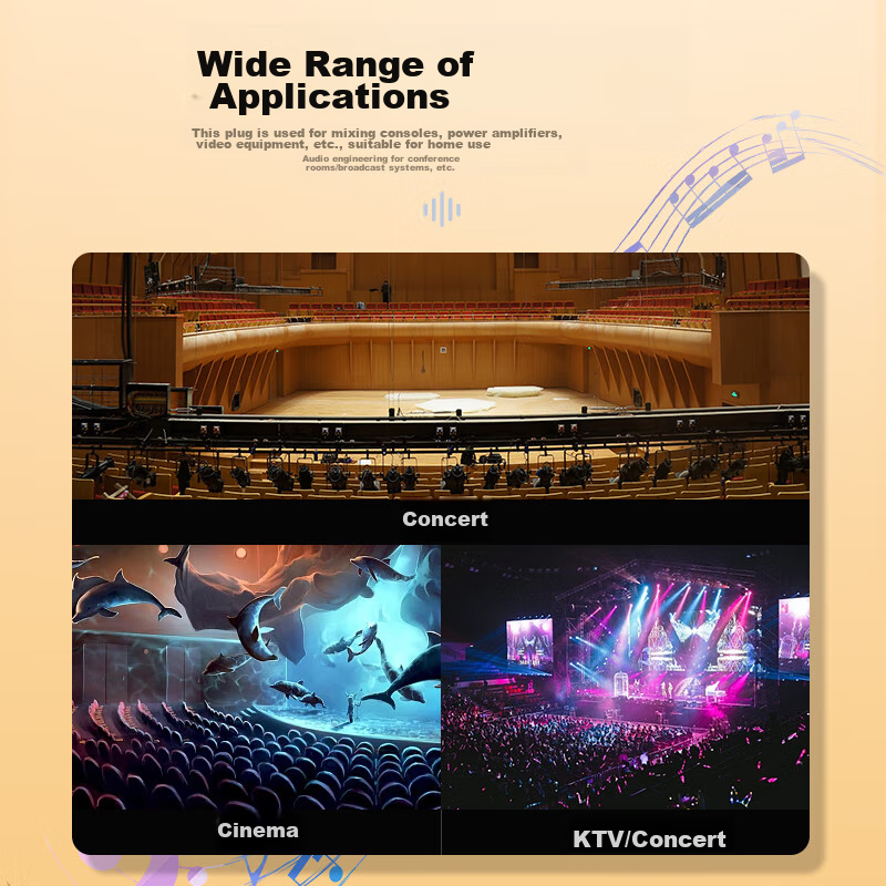 Beishanque 3.5mm to 6.5mm Female Audio Adapter, Microphone Converter, 6.5mm to 3...