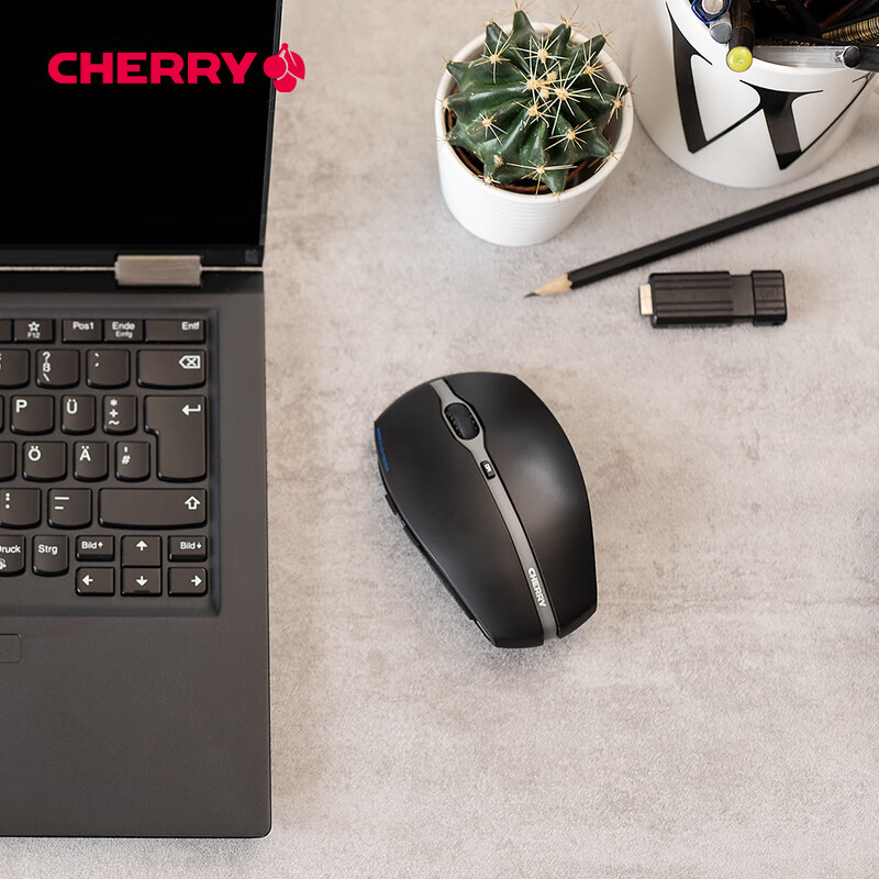 CHERRY JW7500 Wireless Bluetooth Gaming and Office Mouse Midnight Black