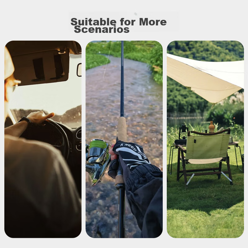 FILA Polarized Myopia Sunglasses Clip-On, Universal Clip-On Sunglasses for Drivi...