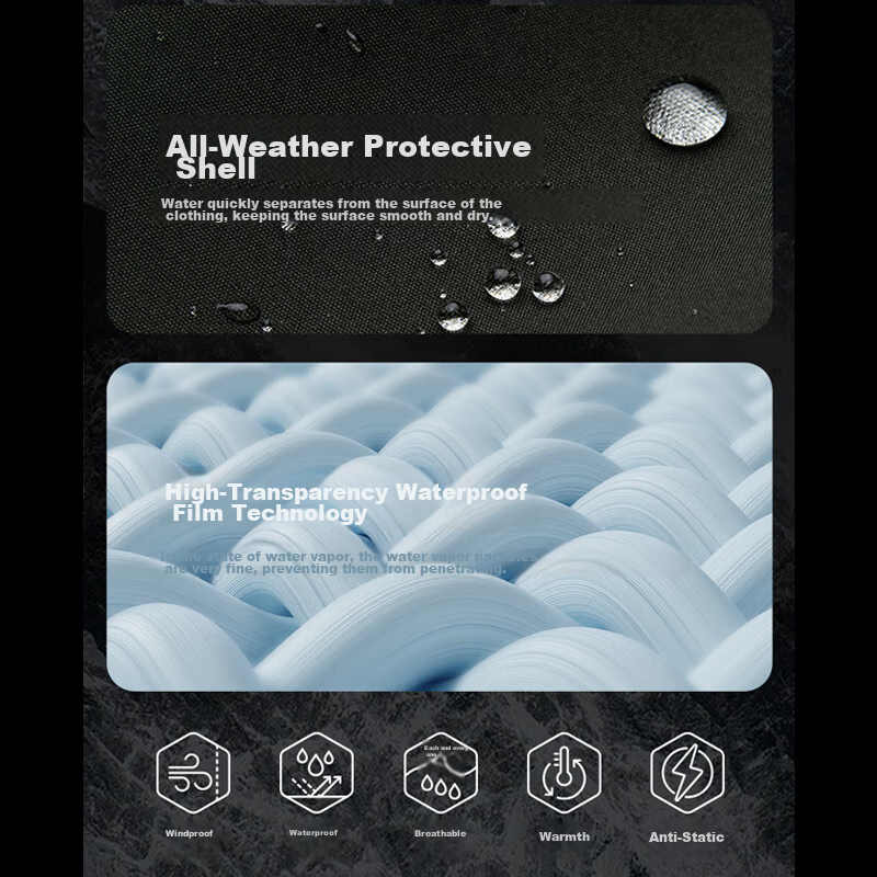 Jeep Men's 3-In Jacket, Outdoor Windproof And Waterproof, Detachable Fleece, Mou...