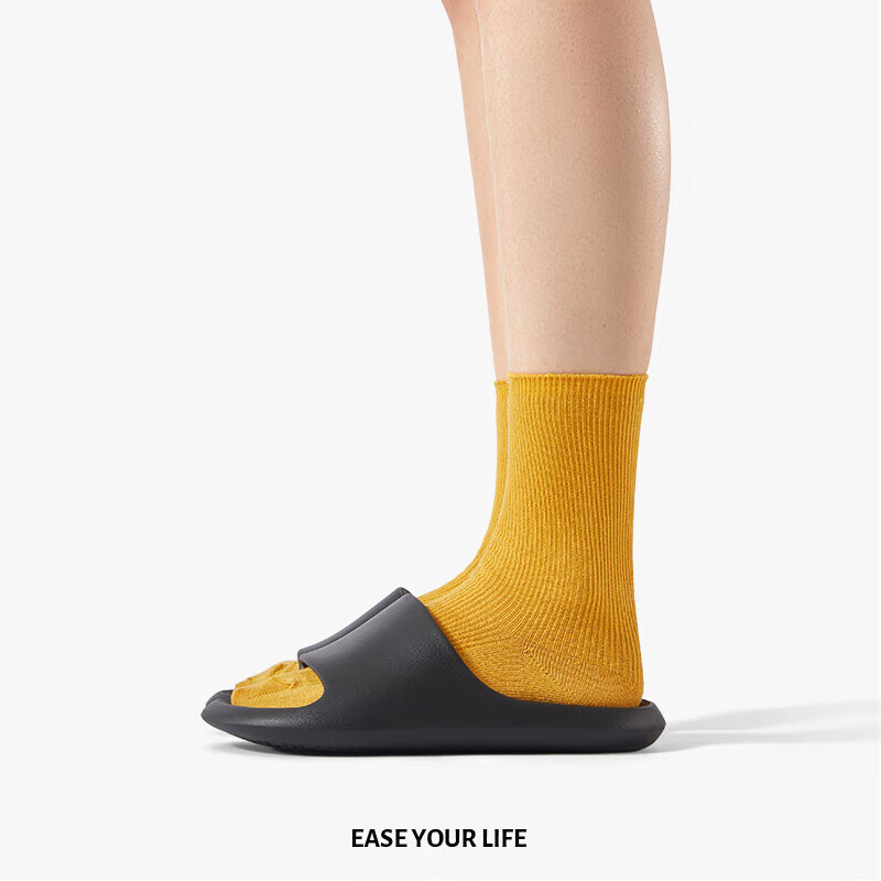 Poxi Banana Boat Couple Slippers Women Summer Bathroom Non-slip Indoor Home Slip...