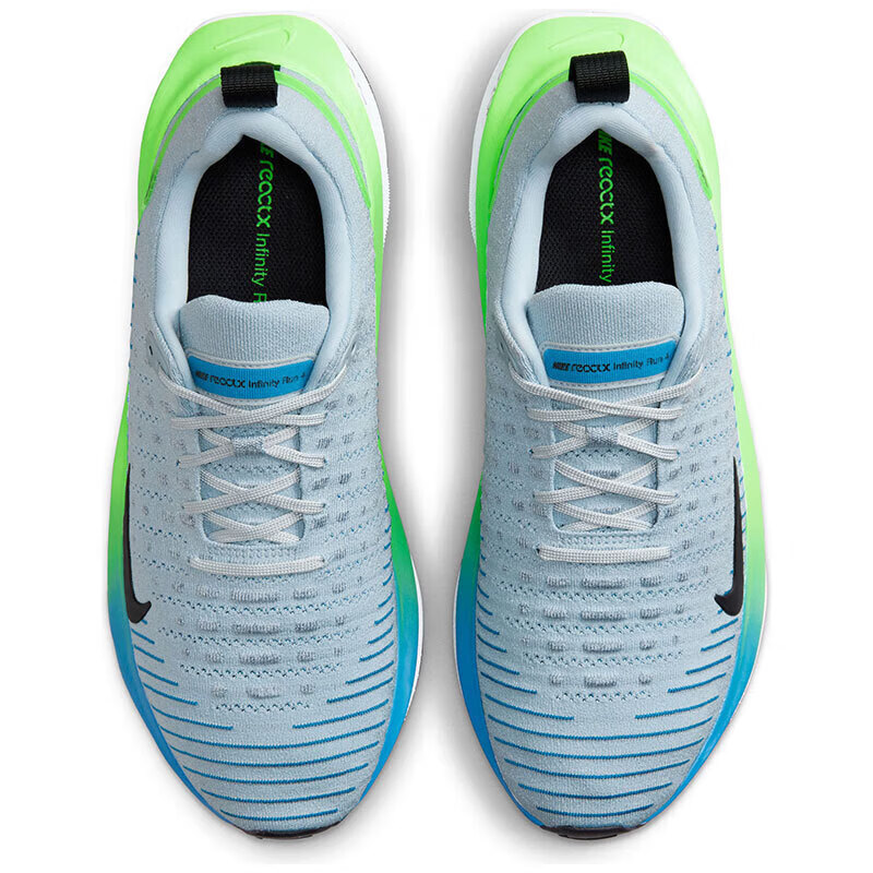 Nike Running Shoes for Men, Cushioned React Infinity 4 Sneakers, DR2665-402, Blu...