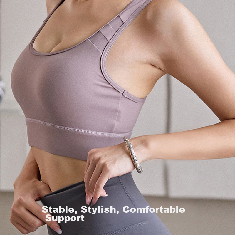 Ordifen Sports Bra for Women, Shock-Absorbing, Large Bust, Yoga Vest, One-Piece...