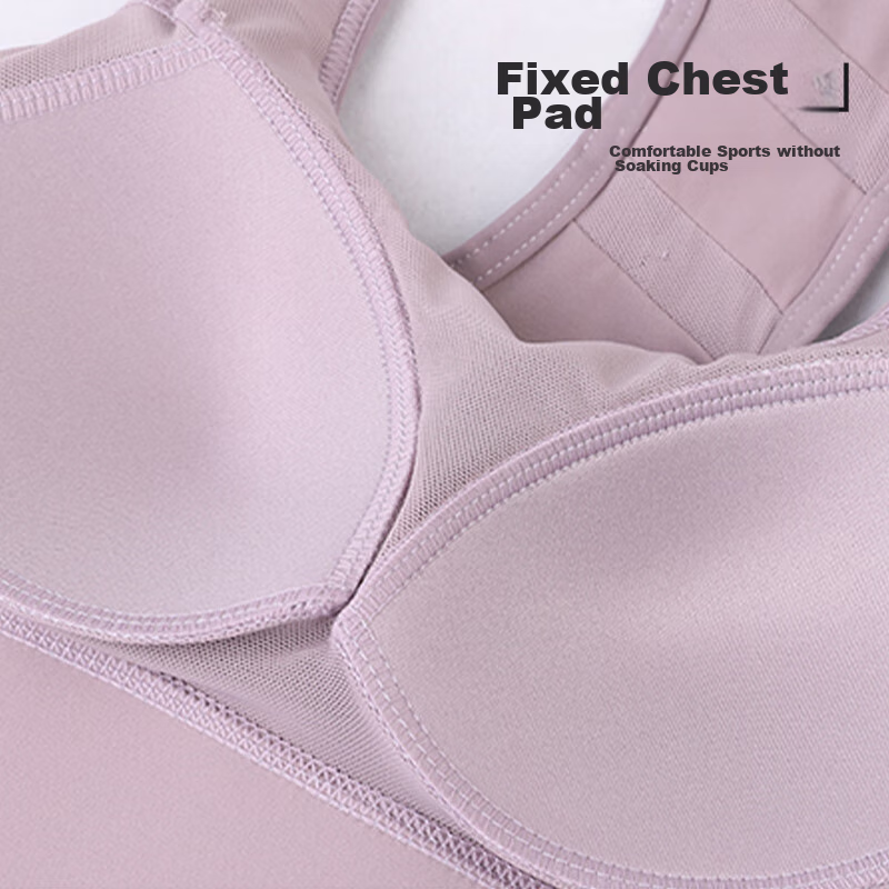 Ordifen Sports Bra for Women, Shock-Absorbing, Large Bust, Yoga Vest, One-Piece...