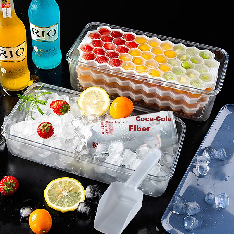 Suncojia Ice Cube Mold, Ice Making Tool, Ice Tray for Home Use, Ice Cube Maker,...