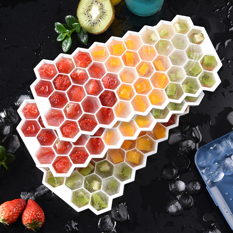 Suncojia Ice Cube Mold, Ice Making Tool, Ice Tray for Home Use, Ice Cube Maker,...