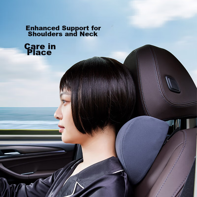 8H Headrest, Butterfly Wing 3D Ergonomic Car Headrest, Electric Blue TZ7