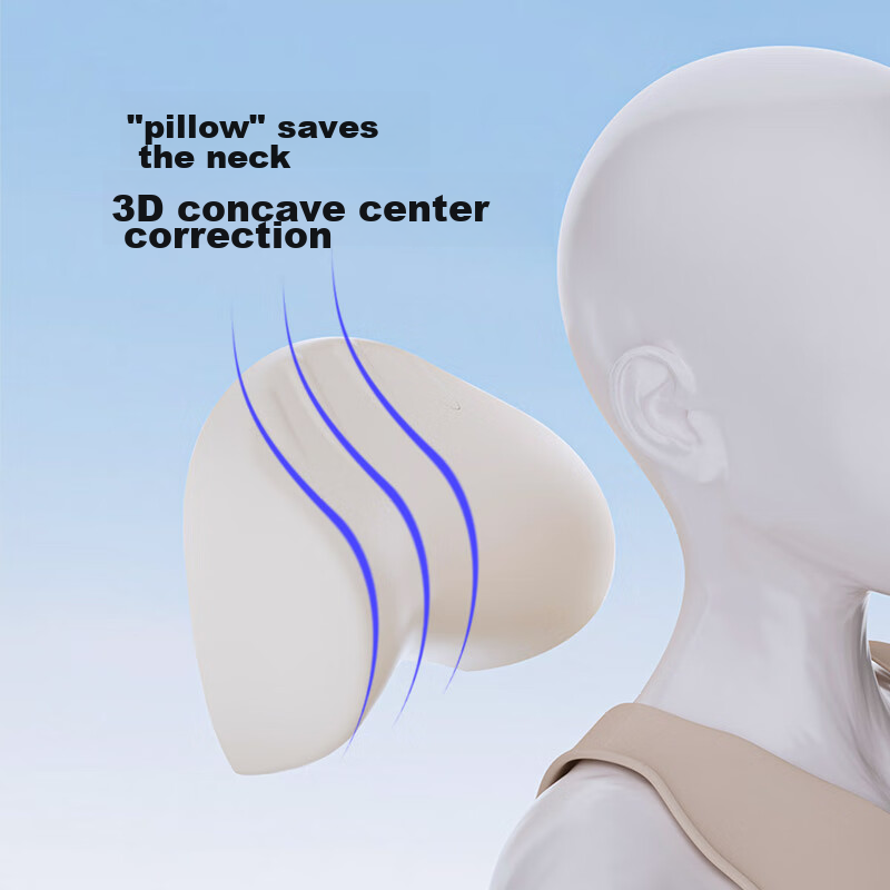 8H Headrest, Butterfly Wing 3D Ergonomic Car Headrest, Electric Blue TZ7