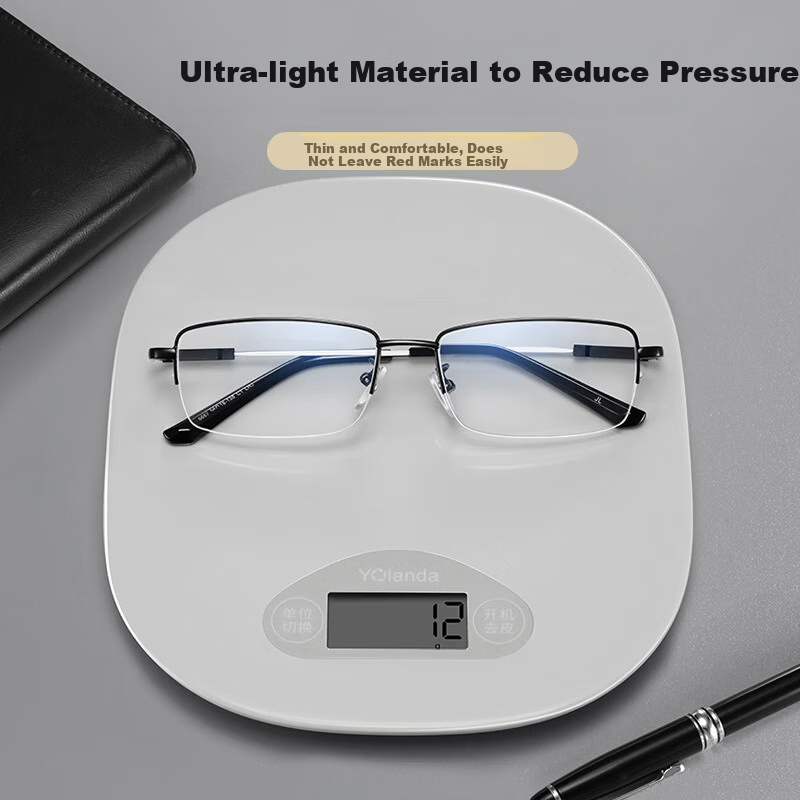 GOGOSOON Men's Presbyopic Glasses for Middle-aged and Elderly, High Definition B...