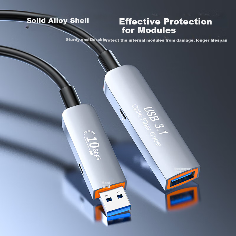 CHOSEAL Fiber Optic USB 3.1 Male to Female Extension Cable [Compatible with USB...