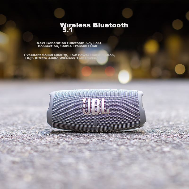 JBL CHARGE5 Impact Wave 5th Generation, Portable Bluetooth Speaker + Subwoofer,...