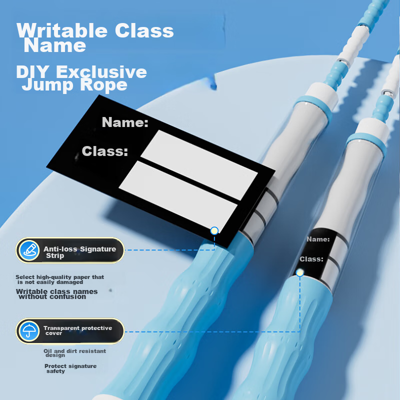 Oufanda Jump Rope for Children, Bamboo-Style, for Kindergarten, First Grade, Ele...