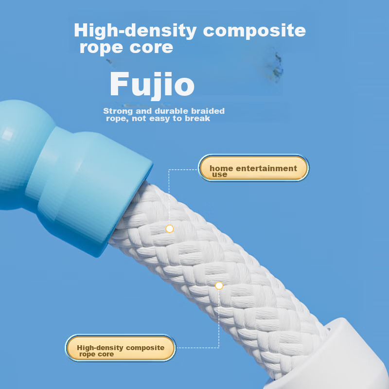 Oufanda Jump Rope for Children, Bamboo-Style, for Kindergarten, First Grade, Ele...