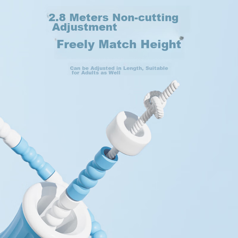 Oufanda Jump Rope for Children, Bamboo-Style, for Kindergarten, First Grade, Ele...