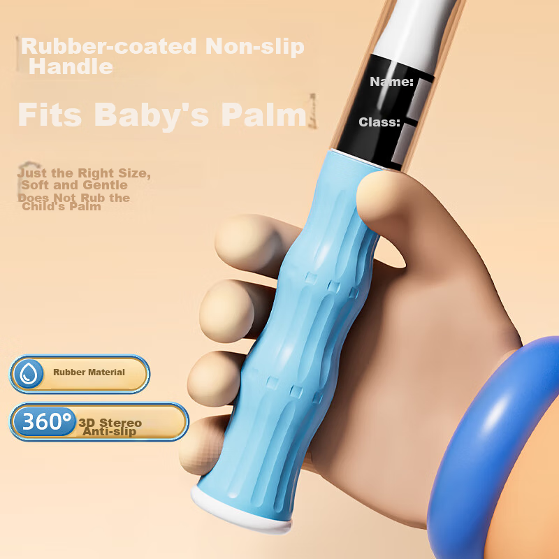 Oufanda Jump Rope for Children, Bamboo-Style, for Kindergarten, First Grade, Ele...