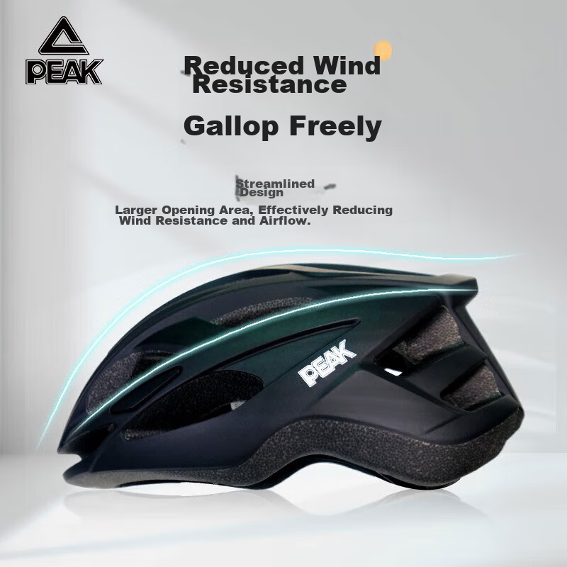 PEAK Bicycle Helmet, Mountain And Road Bike Riding Helmet, One-Piece Molding Saf...