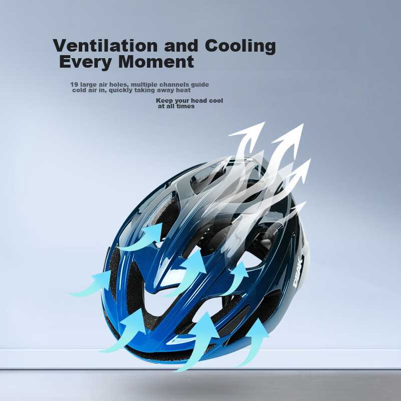 PEAK Cycling Helmet, Bicycle Helmet, Mountain And Road Bike Helmet, Integrated O...
