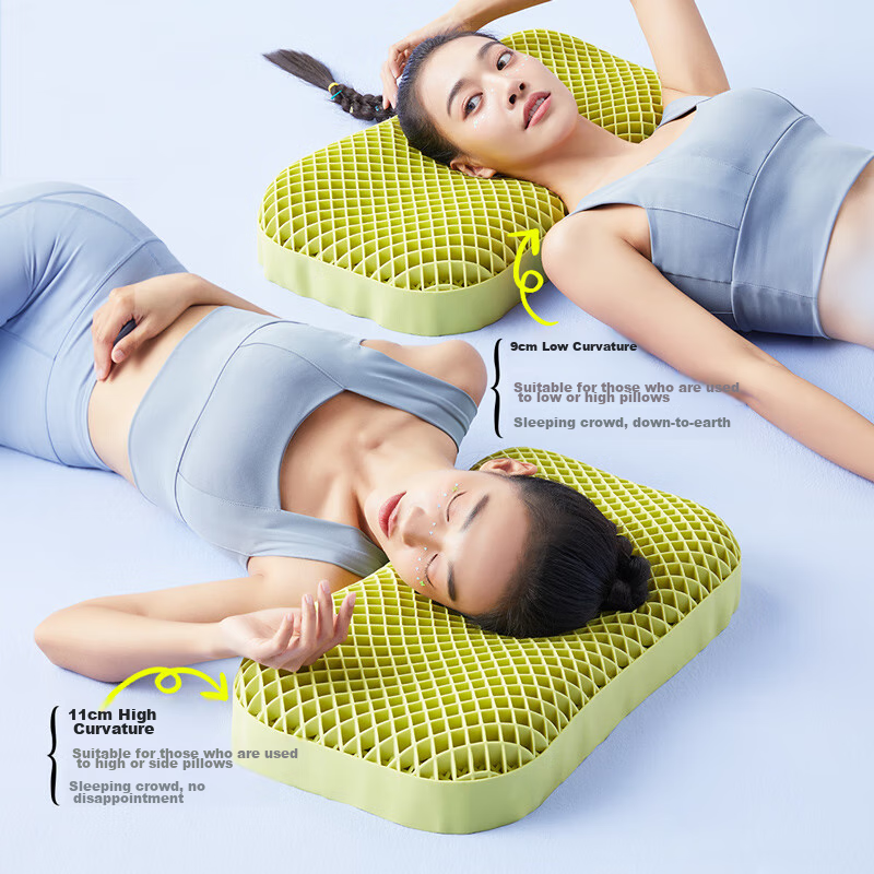 8H Pillow, Pressure-Free TPE Pillow, Sleep Cervical Pillow, Butterfly-Shaped Reb...