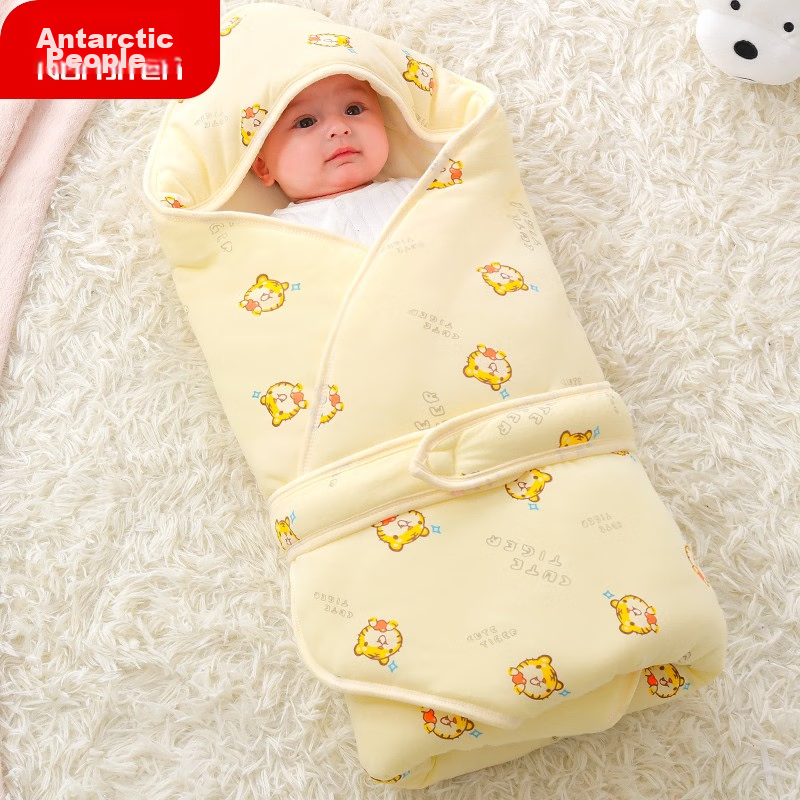 NanJiren Newborn Baby Swaddle, Anti-Startle Sleeping Bag, Pure Cotton Wrap, Baby...