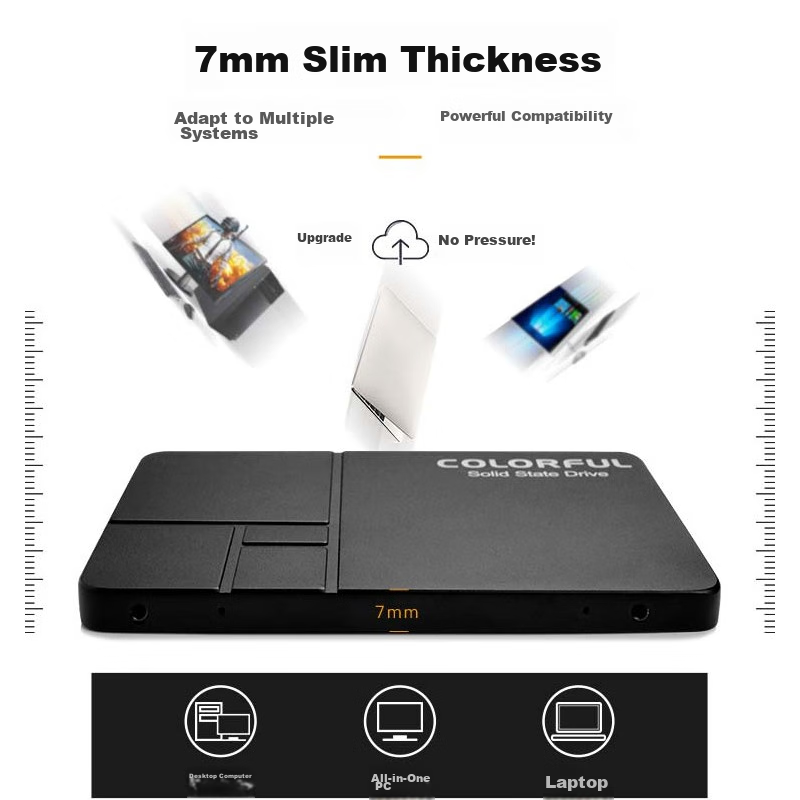Colorful 250GB SSD Solid State Drive, SATA 3.0 Interface, SL500 Series
