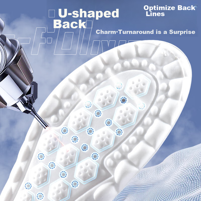 RENBEN Insoles for Men, Sports Soft Cushioning, Comfortable for Long Stands, Sho...