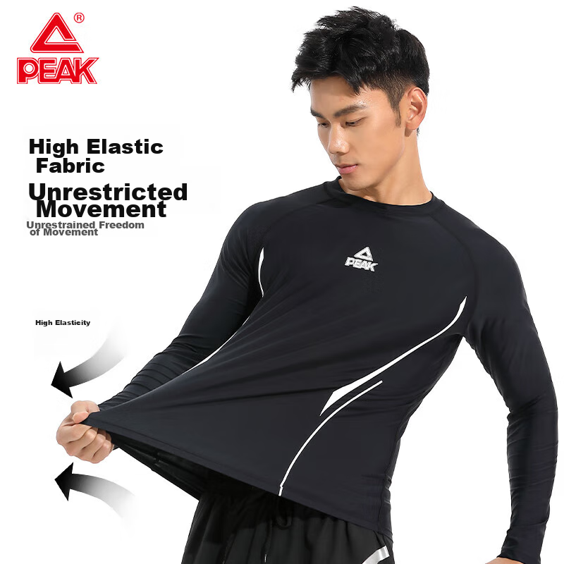 PEAK Swimming Suit for Men, Professional Quick-Dry Breathable Sports Long-Sleeve...