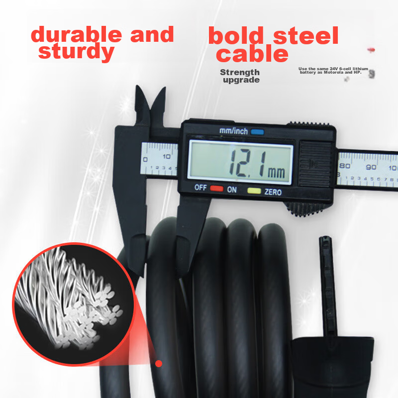 Ousen Bicycle Lock, Combination Lock, for Bicycles, Mountain Bikes, Electric Bik...