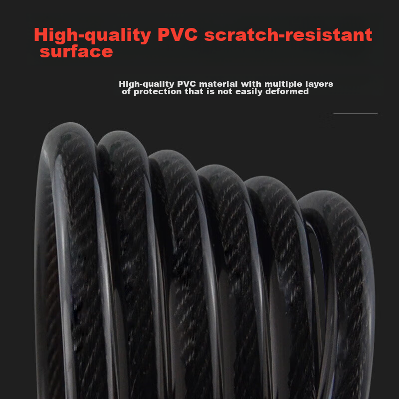 Ousen Bicycle Lock, Combination Lock, for Bicycles, Mountain Bikes, Electric Bik...