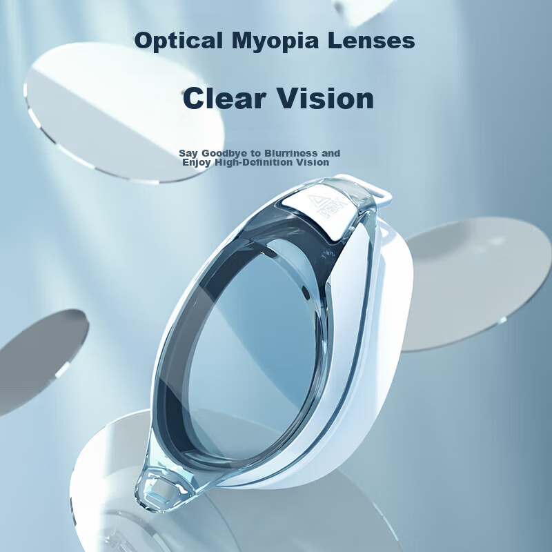 PEAK Swimming Goggles, Waterproof And Anti-Fog, High-Definition, for Nearsighted...