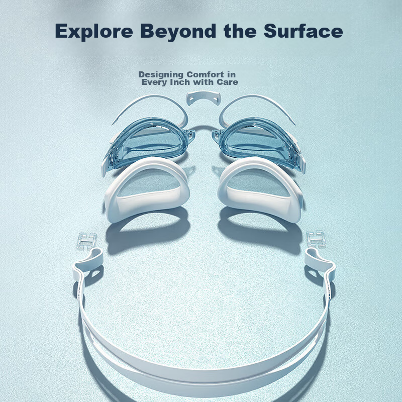 PEAK Swimming Goggles, Waterproof And Anti-Fog, High-Definition, for Nearsighted...