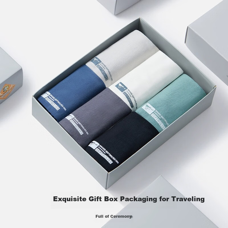 SEPTWOLVES Men's Cotton Antibacterial Odor-resistant Short Socks Moisture-wickin...