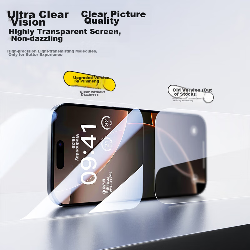 PISEN Privacy Screen Protector for IPhone 16 Pro Max, Anti-Spy Tempered Glass Fi...