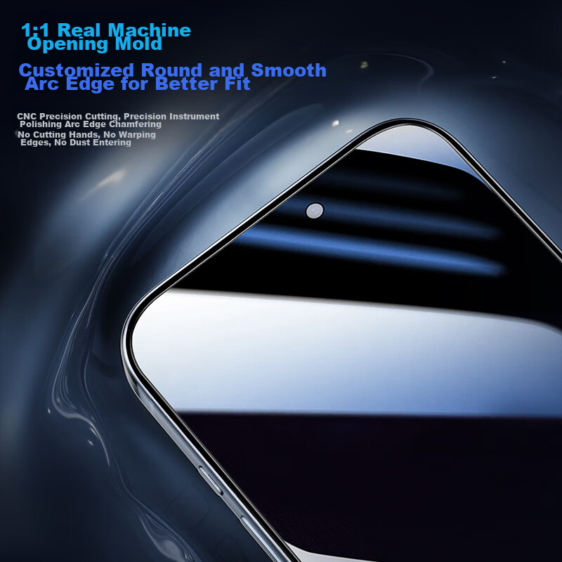 PISEN Privacy Screen Protector for IPhone 16 Pro Max, Anti-Spy Tempered Glass Fi...