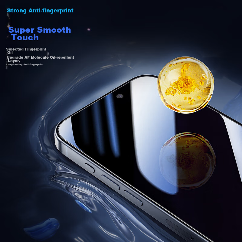 PISEN Privacy Screen Protector for IPhone 16 Pro Max, Anti-Spy Tempered Glass Fi...