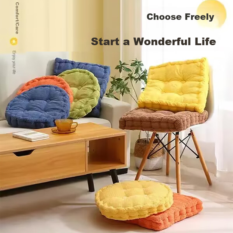 Pierre Cardin Seat Cushion, Thickened Chair Pad, Butt Cushion for Students' Dorm...